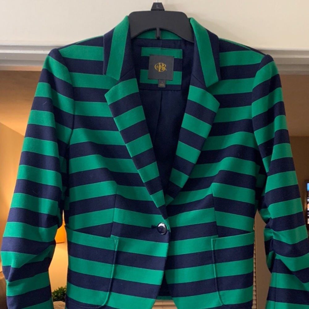 CBR Green & Navy Blue Blazer from the Limited- Size Small